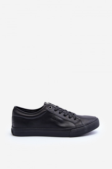 Zapatos de ocio fabricados en piel ecológica en color negro Big Star JJ174234 2