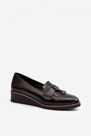 Zapatos con adornos en color negro Miliret.