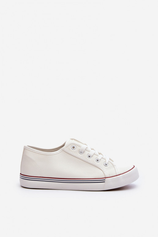 Zapatos de mujer fabricados en ecopiel en color blanco Lirean