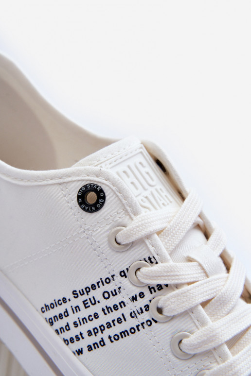 zapatos casual Big Star LL174204 color blanco
