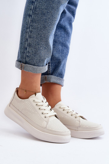calzado deportivo Sneakers modelo zapatos color blanco Failla 2