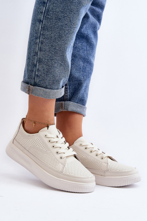 calzado deportivo Sneakers modelo zapatos color blanco Failla