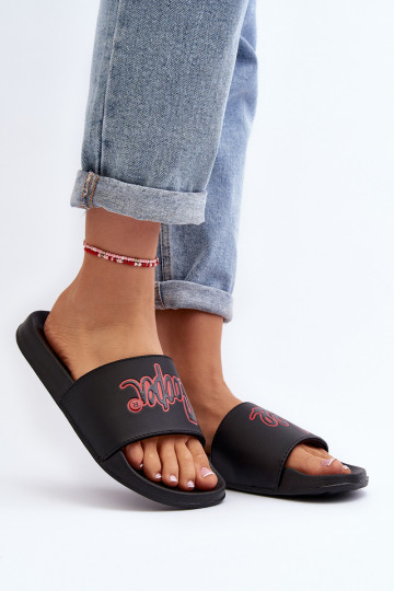 Pantuflas Lee Cooper LCW-24-42-2483L color negro 2