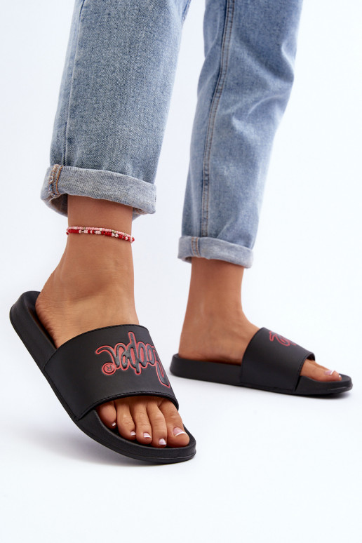 Pantuflas Lee Cooper LCW-24-42-2483L color negro