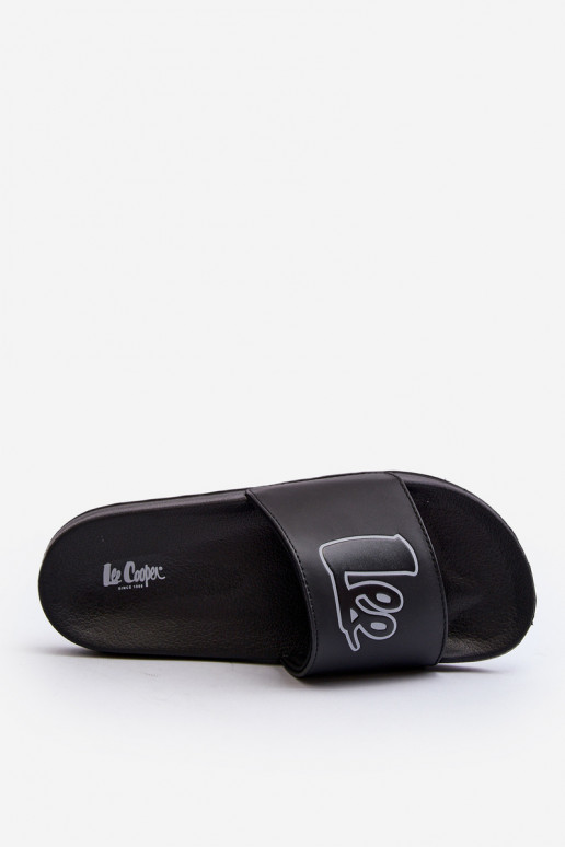 Pantuflas Lee Cooper LCW-24-42-2485M color negro Pantuflas Lee Cooper LCW-24-42-2485M color negro
