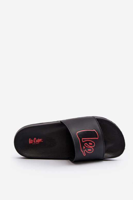 Pantuflas Lee Cooper LCW-24-42-2484M color negro Pantuflas Lee Cooper LCW-24-42-2484M color negro