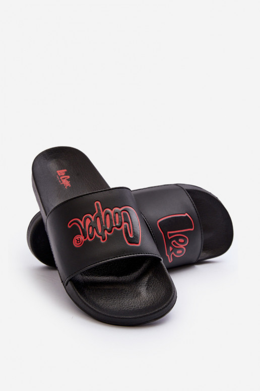 Pantuflas Lee Cooper LCW-24-42-2484M color negro Pantuflas Lee Cooper LCW-24-42-2484M color negro