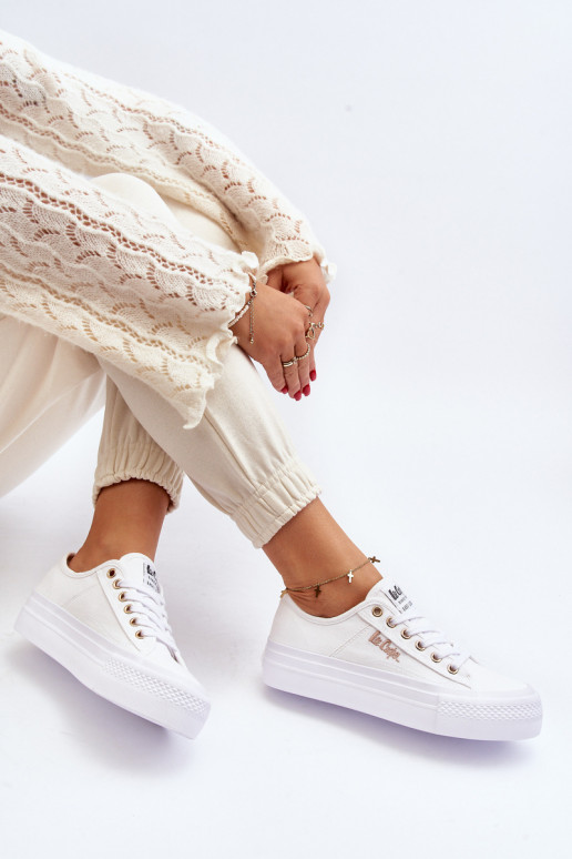 Zapatos con plataforma mujer Lee Cooper LCW-24-31-2725 blanco