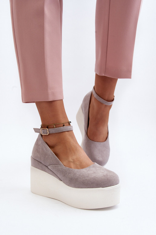 alpargatas en color gris Malla alpargatas en color gris Malla