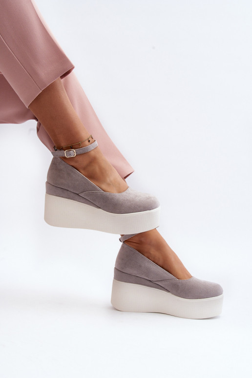 alpargatas en color gris Malla alpargatas en color gris Malla