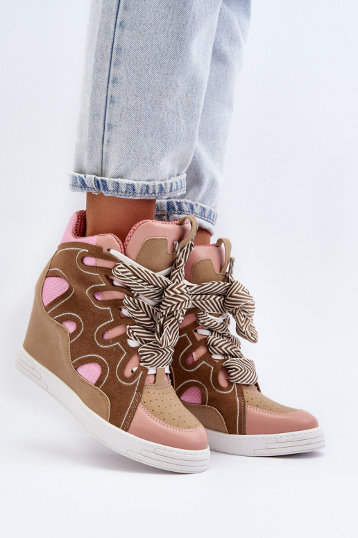 Zapatillas modelo zapatos color rosa Leoppa