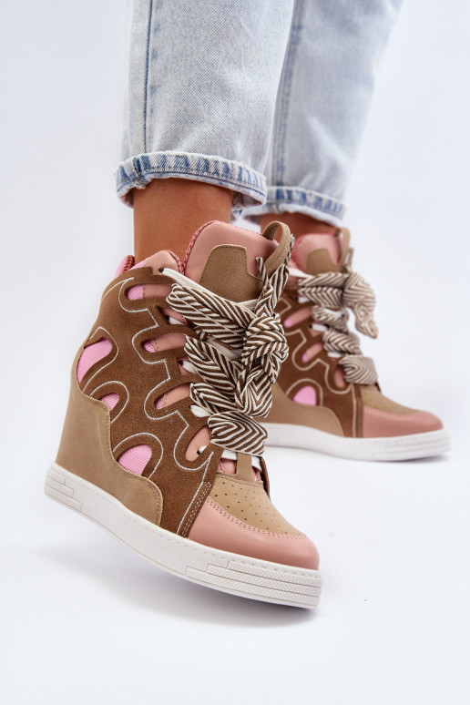 Zapatillas modelo zapatos color rosa Leoppa