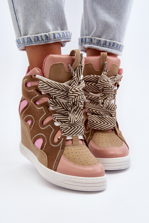 Zapatillas modelo zapatos color rosa Leoppa