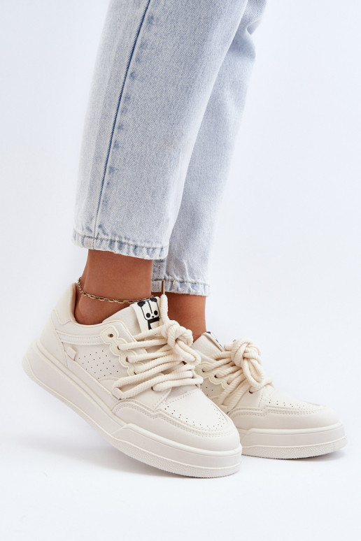 Zapatillas modelo zapatos Eco color beige Avaalis Zapatillas modelo zapatos Eco color beige Avaalis