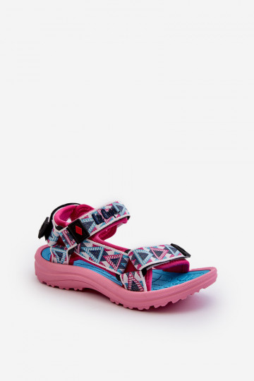 Sandalias infantiles Lee Cooper LCW-24-34-2600 color rosa