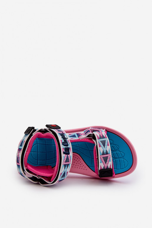 Sandalias infantiles Lee Cooper LCW-24-34-2600 color rosa