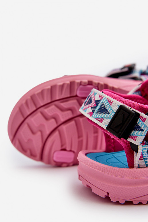 Sandalias infantiles Lee Cooper LCW-24-34-2600 color rosa