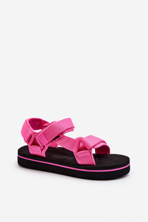 Sandalias de mujer con plataforma Lee Cooper LCW-24-05-2750L color rosa