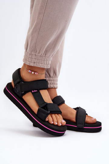 Sandalias de mujer con plataforma Lee Cooper LCW-24-05-2751L color negro 2