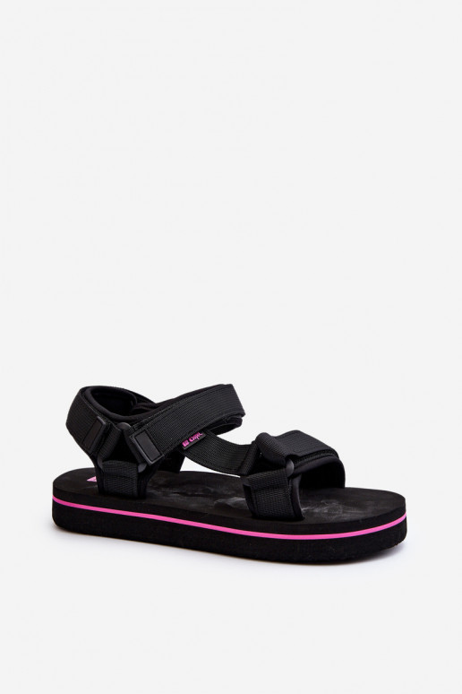 Sandalias de mujer con plataforma Lee Cooper LCW-24-05-2751L color negro