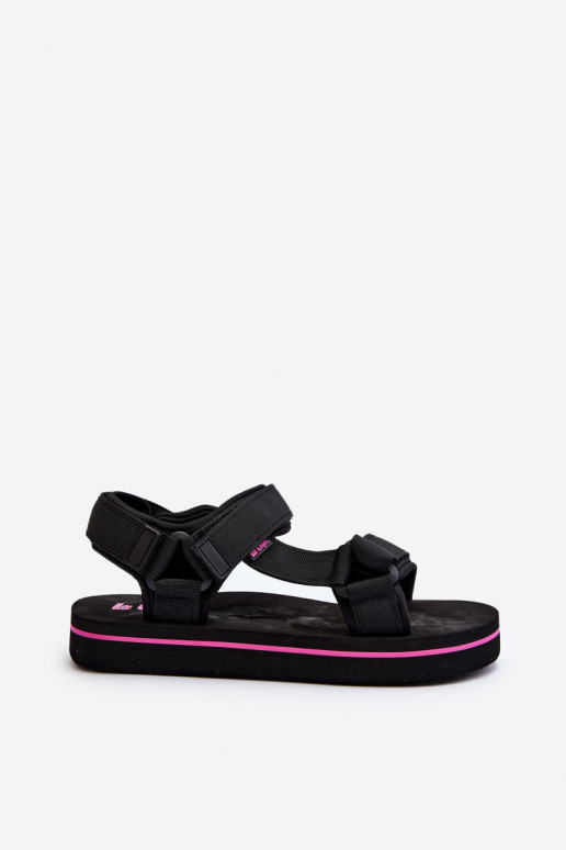 Sandalias de mujer con plataforma Lee Cooper LCW-24-05-2751L color negro
