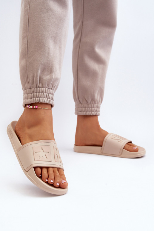 Pantuflas Big Star NN274A645 beige Pantuflas Big Star NN274A645 beige