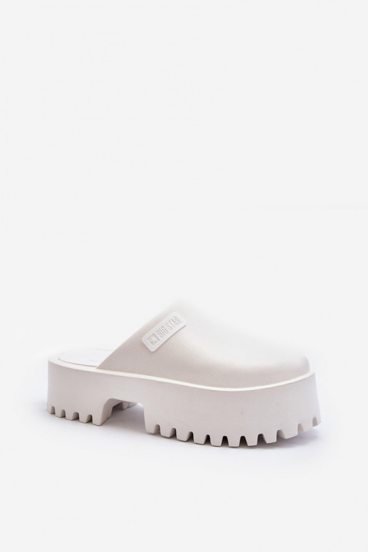 Zapatillas con suelas masivas de moda Big Star NN274015 color blanco