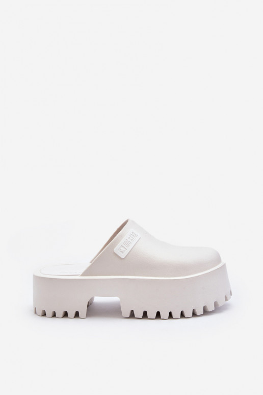 Zapatillas con suelas masivas de moda Big Star NN274015 color blanco