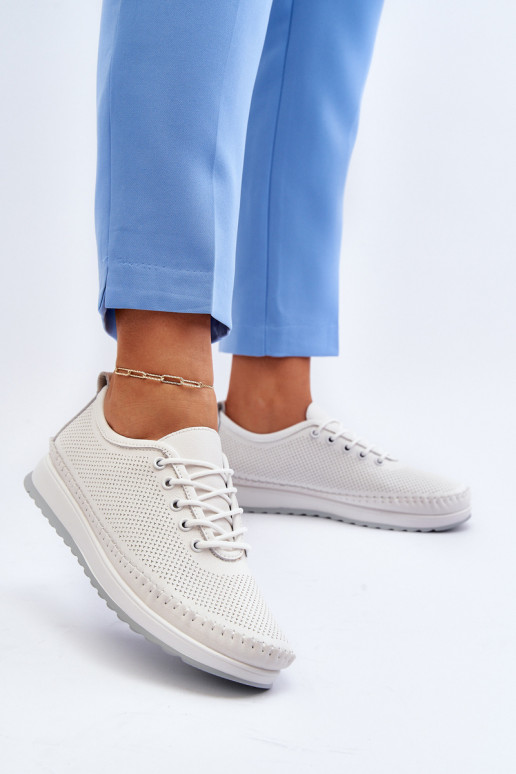 Zapatos estilo deportivo Zapatos tiempo libre color blanco Lalnai