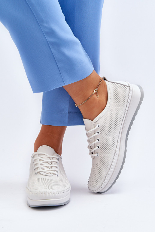 Zapatos estilo deportivo Zapatos tiempo libre color blanco Lalnai