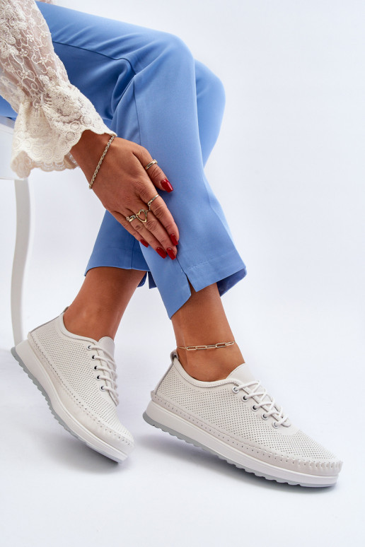 Zapatos estilo deportivo Zapatos tiempo libre color blanco Lalnai
