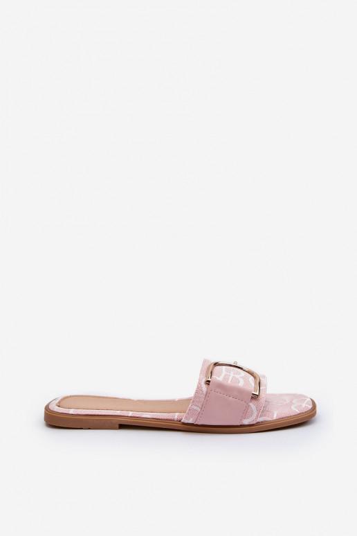 con brillos Zapatillas de casa de mujer con adornos en rosa Taleci