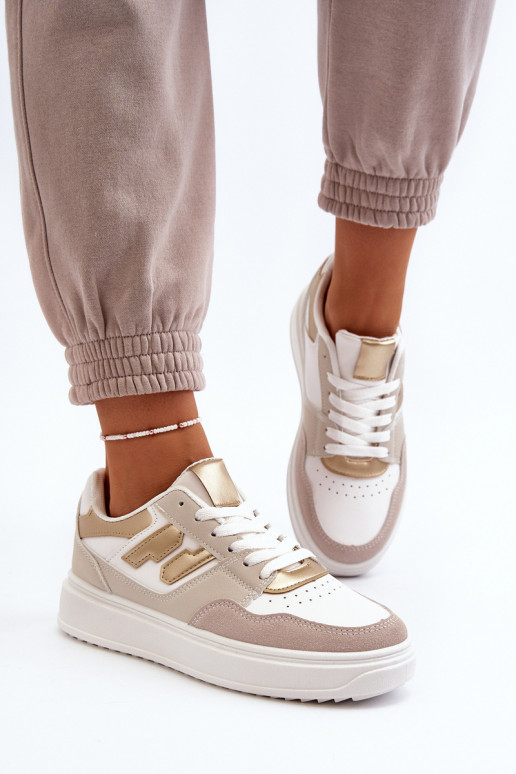 Zapatillas modelo zapatos beige Regines