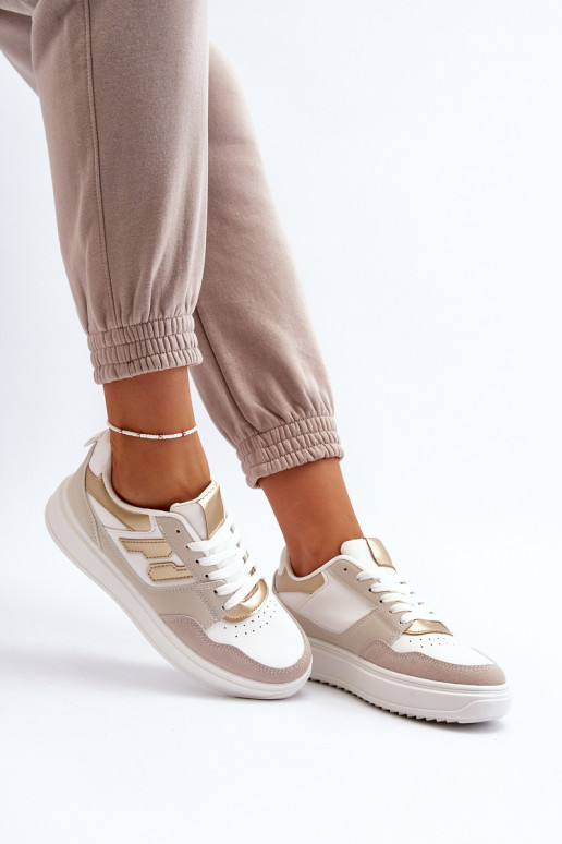 Zapatillas modelo zapatos beige Regines