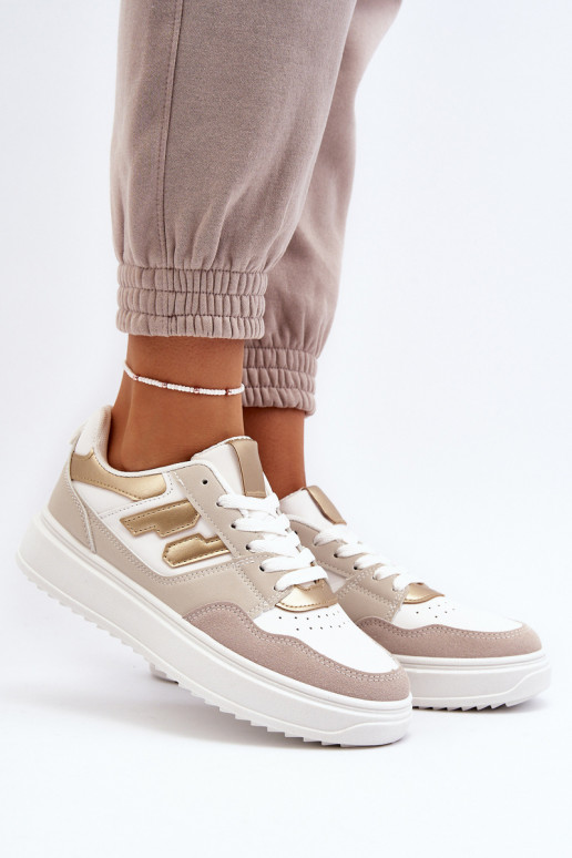 Zapatillas modelo zapatos beige Regines