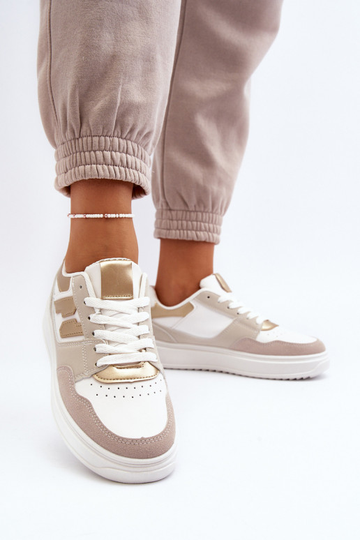Zapatillas modelo zapatos beige Regines