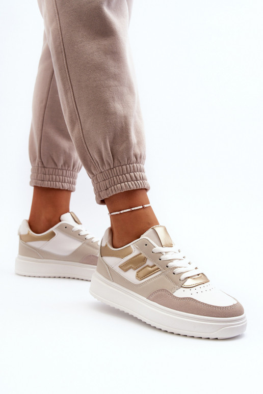 Zapatillas modelo zapatos beige Regines