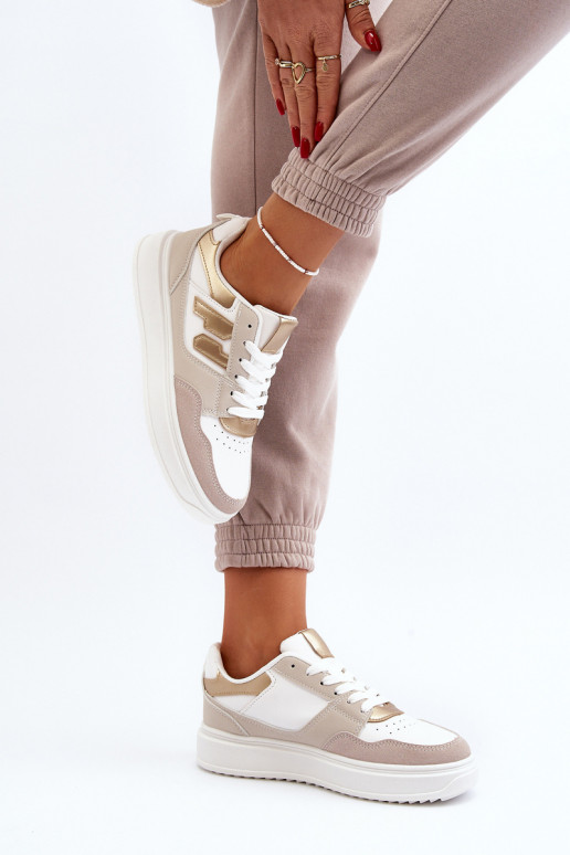 Zapatillas modelo zapatos beige Regines