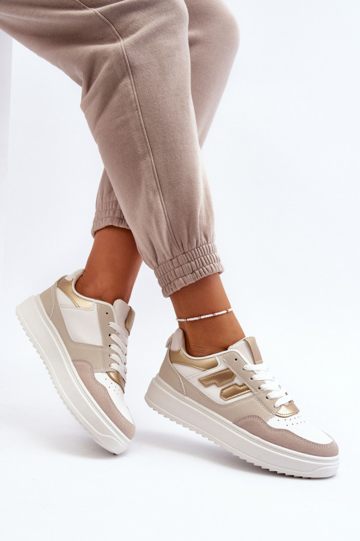 Zapatillas modelo zapatos beige Regines