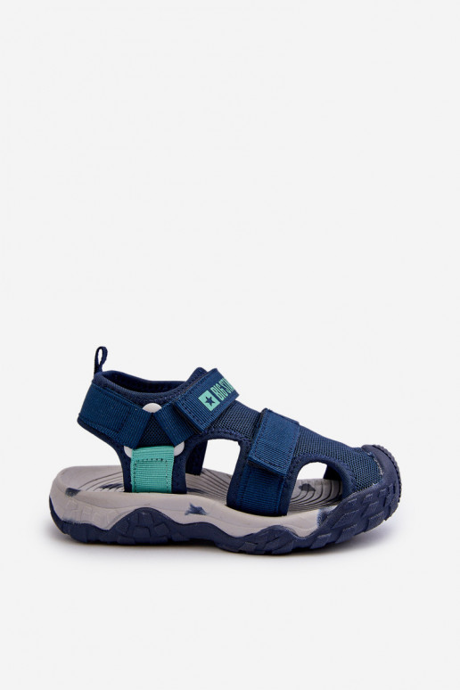 sandalias para niño con cierres adhesivos Big Star NN374236 azul oscuro