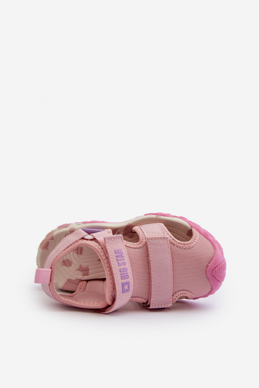 sandalias Infantil con cierres adhesivos Big Star NN374238 color rosa