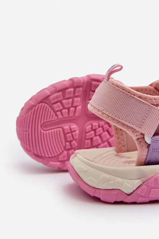 sandalias Infantil con cierres adhesivos Big Star NN374238 color rosa