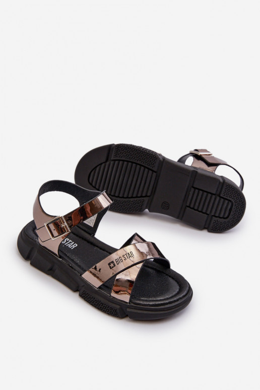 sandalias Infantil Big Star NN374264 color negro