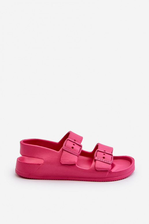 Zapatillas Niños con hebillas BIG STAR NN374545 color rosa