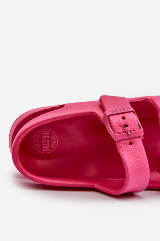 Zapatillas Niños con hebillas BIG STAR NN374545 color rosa