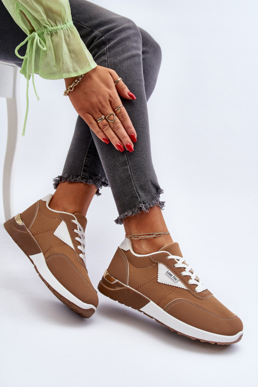 calzado deportivo Zapatillas modelo zapatos color marrón Vovella