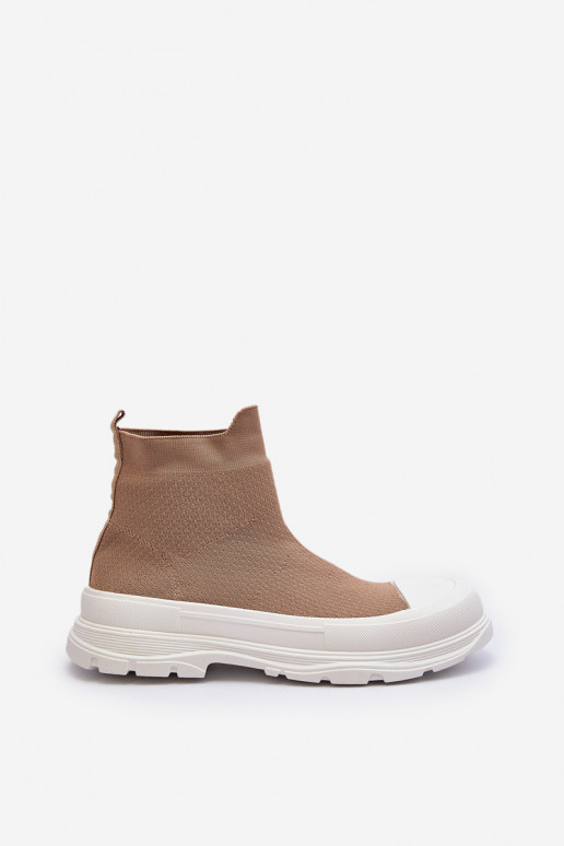 Botines de mujer Ilanae marrones con plantilla tipo calcetín Botines de mujer Ilanae marrones con plantilla tipo calcetín