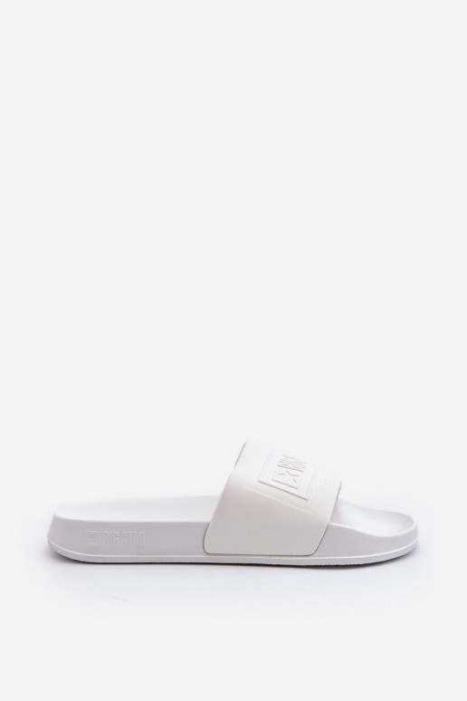 Pantuflas Big Star NN174651 color blanco