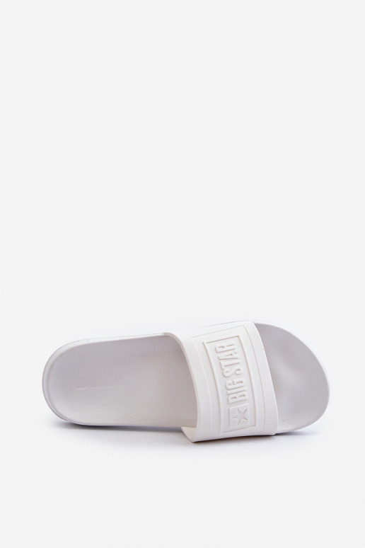 Pantuflas Big Star NN174651 color blanco
