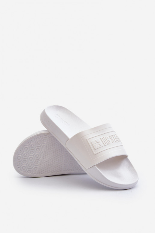 Pantuflas Big Star NN174651 color blanco